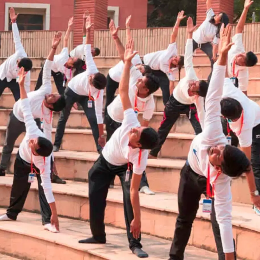 Gymnasium for fitness enthusiasts